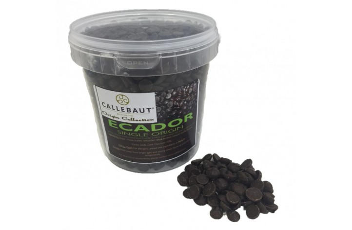 Barry Callebaut Dark 70% Ecuador Chocolate Callets 1Kg